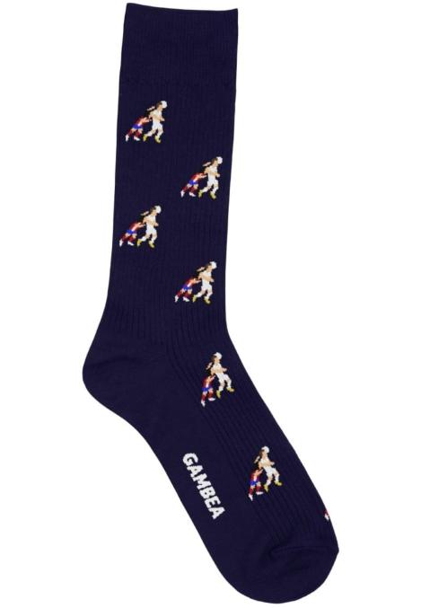 Șosete Bărbătești Organice Fără Cusătură, culoare bleumarin,Engros